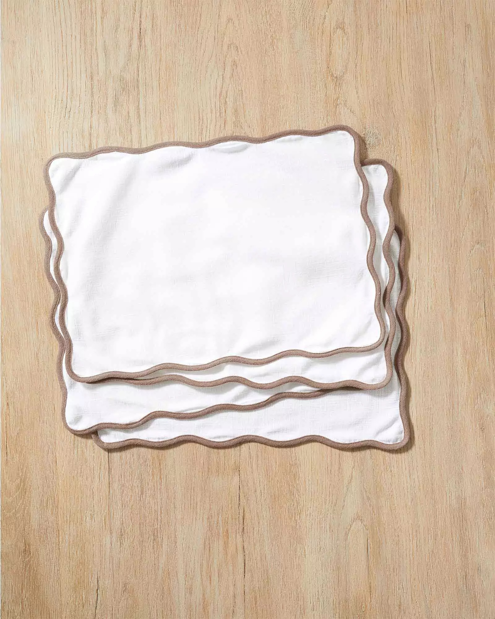 Wave Placemat -Mink | Serena and Lily