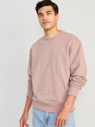 Oversized Crew-Neck Sweatshirt for Men | Old Navy (US)