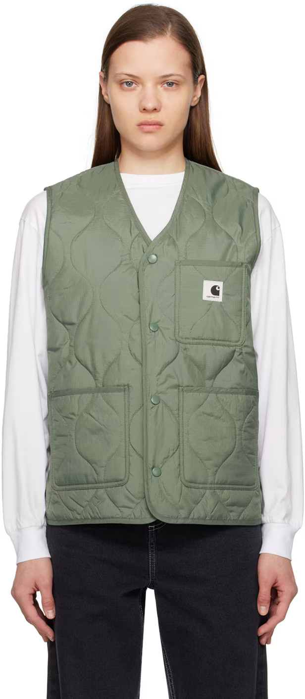 Green Skyler Vest | SSENSE