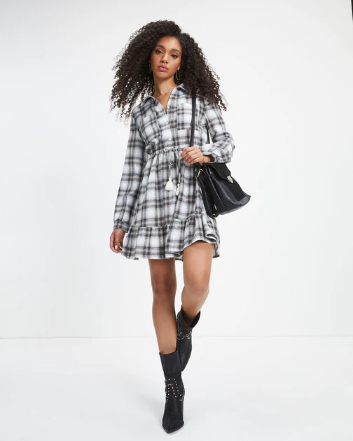 London Town Plaid Mini Dress - FINAL SALE | VICI