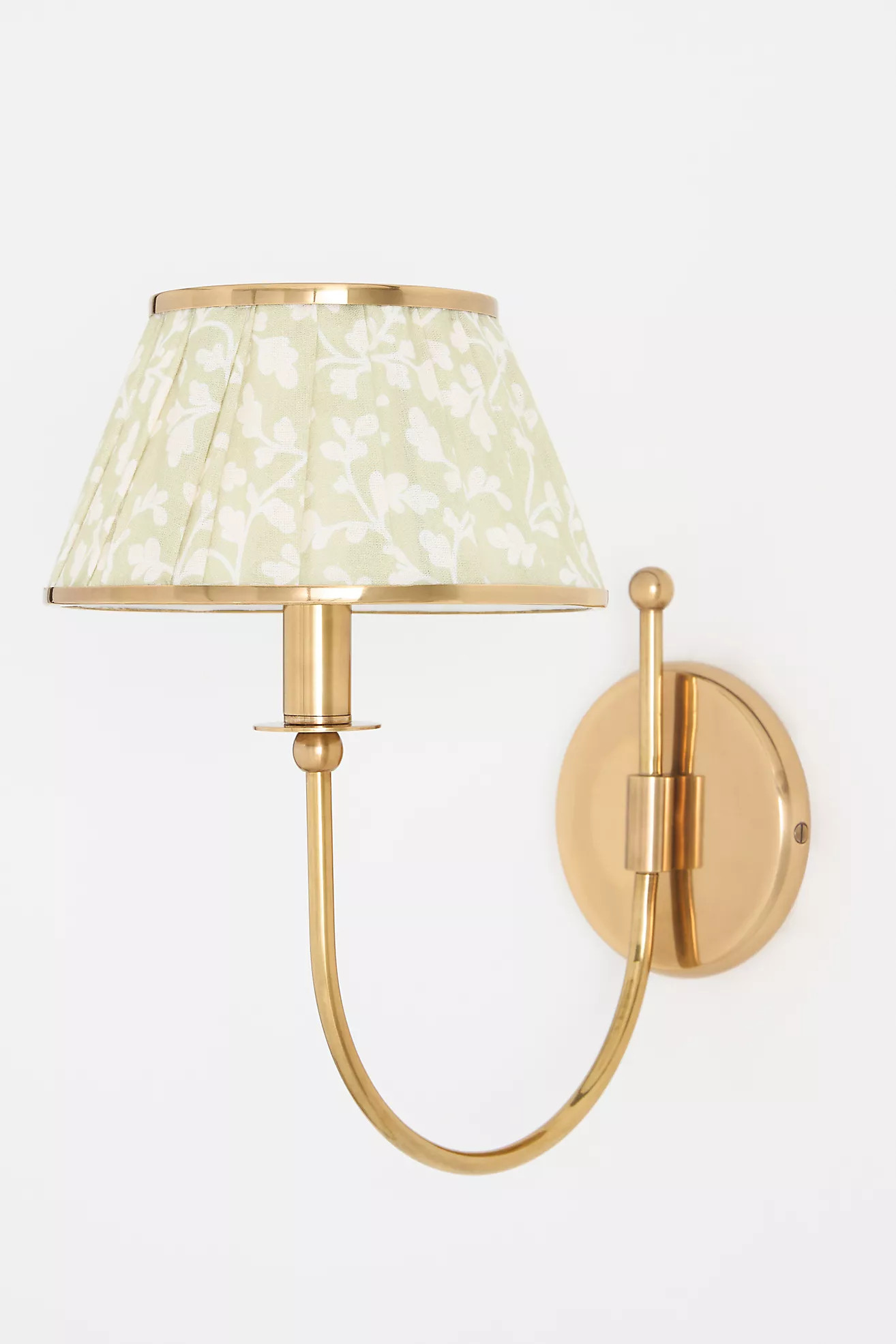 Lee Shaded Brass Sconce | Anthropologie (US)