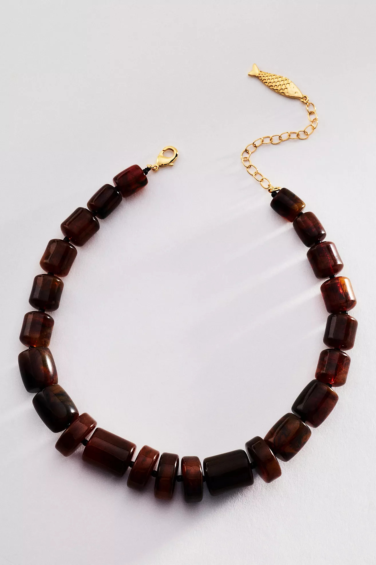Chunky Resin Beaded Necklace | Anthropologie (US)