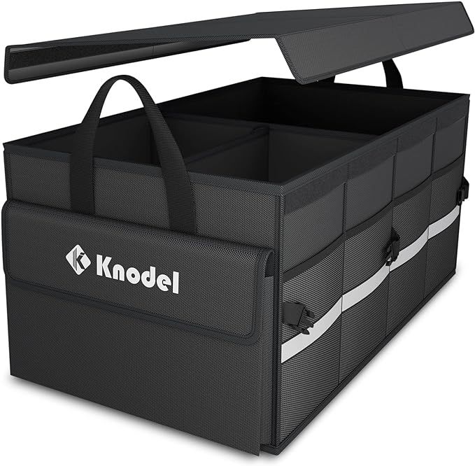K KNODEL Car Trunk Organizer with Lid, Collapsible Car Trunk Storage Organizer, Car Organizer and... | Amazon (US)
