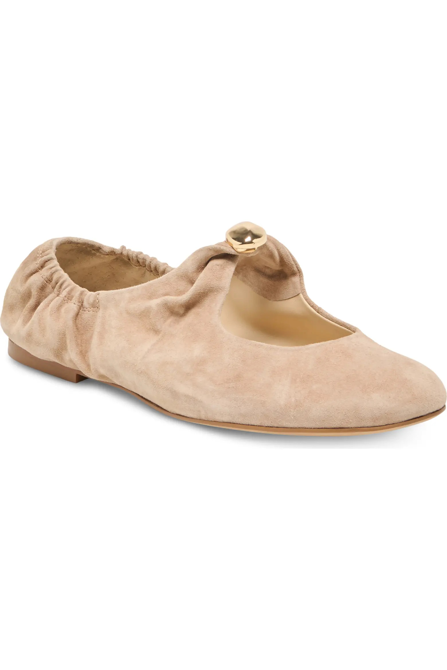 Dolce Vita Cornel Mary Jane Flat in Dark Brown Suede at Nordstrom, Size 10 | Nordstrom