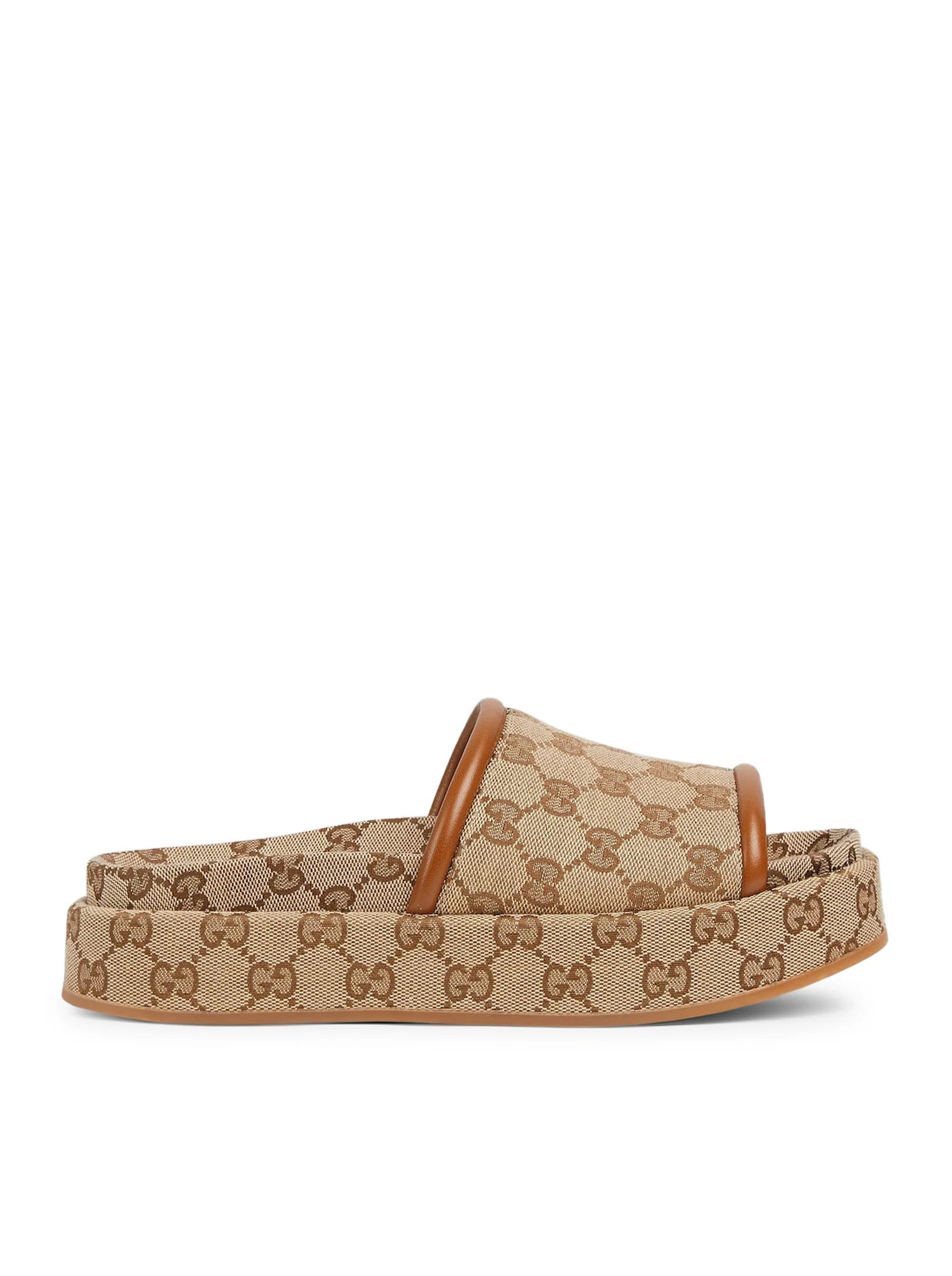 WOMEN`S PLATFORM SANDAL WITH GG - Gucci - Woman | Suitnegozi INT
