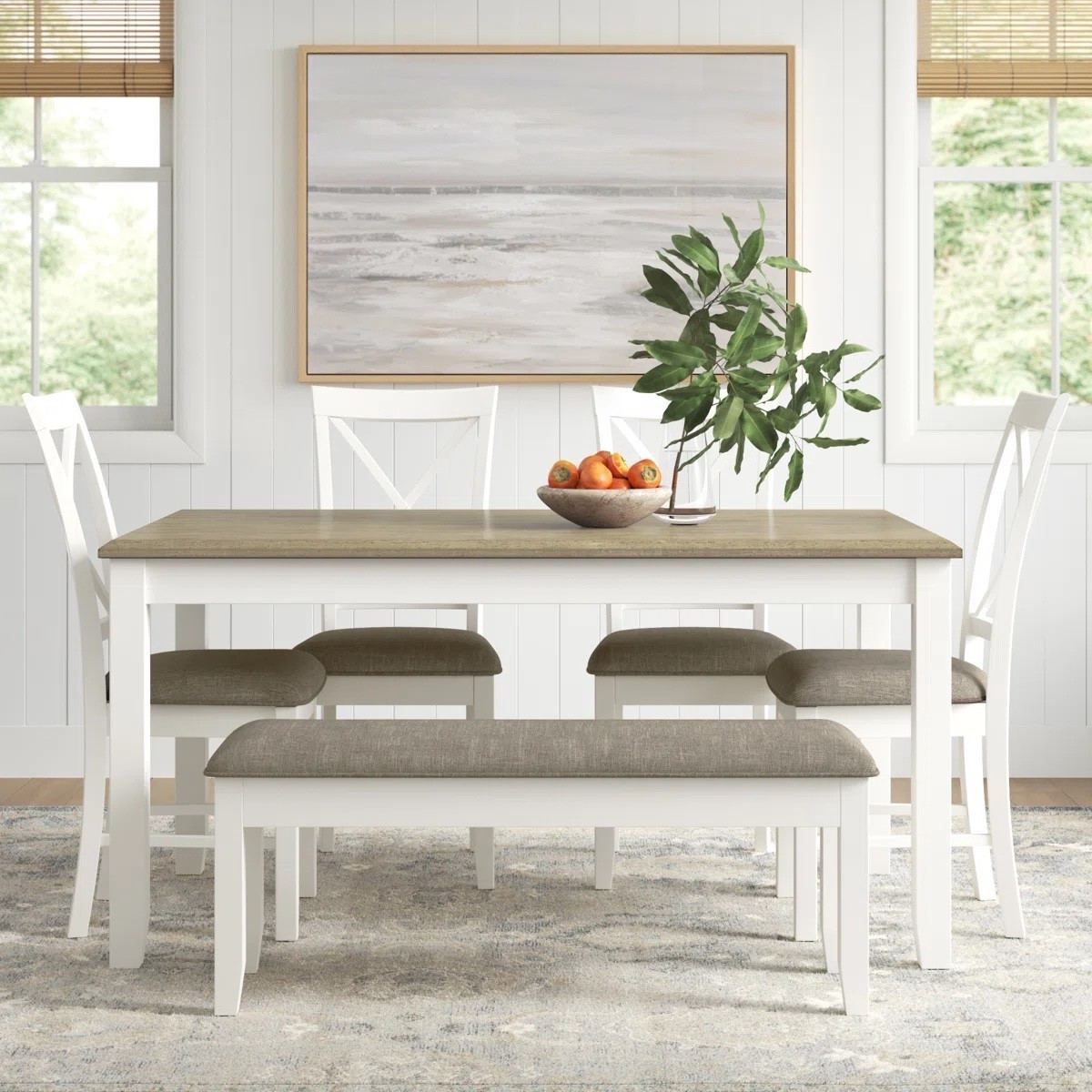Atiqa 6 - Person Four Leg Dining Set

#LTKActive #LTKHome #LTKMidsize