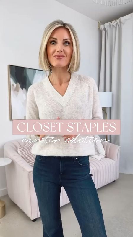 A roundup of my go to closet staples! These are pieces you can make multiple outfits out of! Wearing an XS in most tops/sweaters and 25/0 in the pants! 

Loverly Grey, capsule wardrobe 

#LTKstyletip #LTKMostLoved #LTKSeasonal