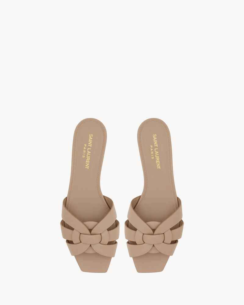 tribute SANDALS in smooth leather in Black | Saint Laurent | YSL US | Saint Laurent Inc. (Global)