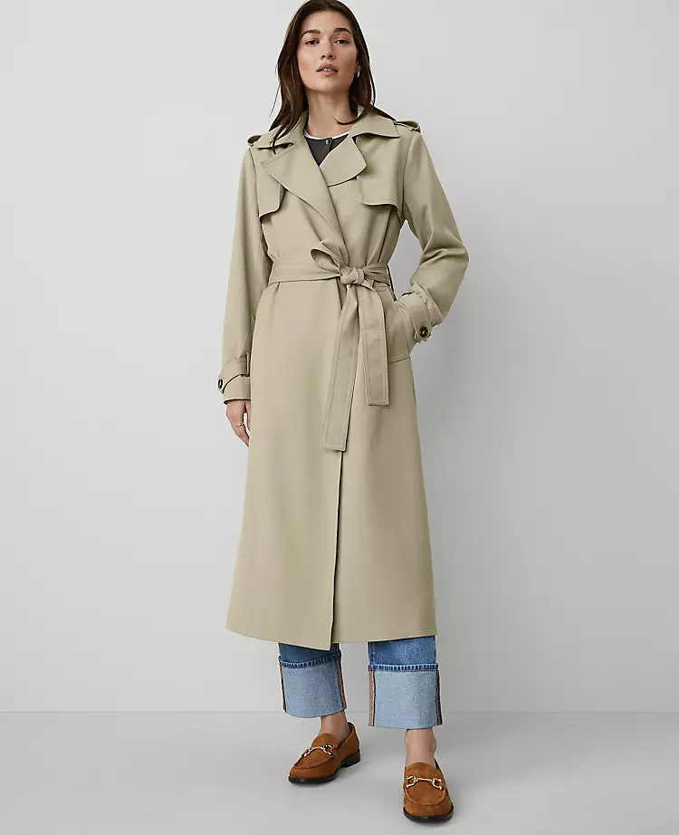 Petite Modern Trench Coat | Ann Taylor