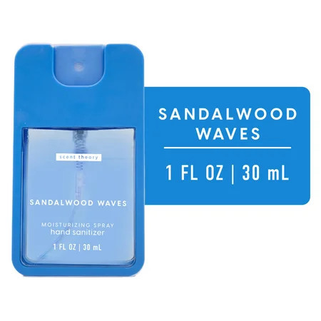 Scent Theory Hand Sanitizer Spray, Sandalwood Waves, 1 fl oz | Walmart (US)