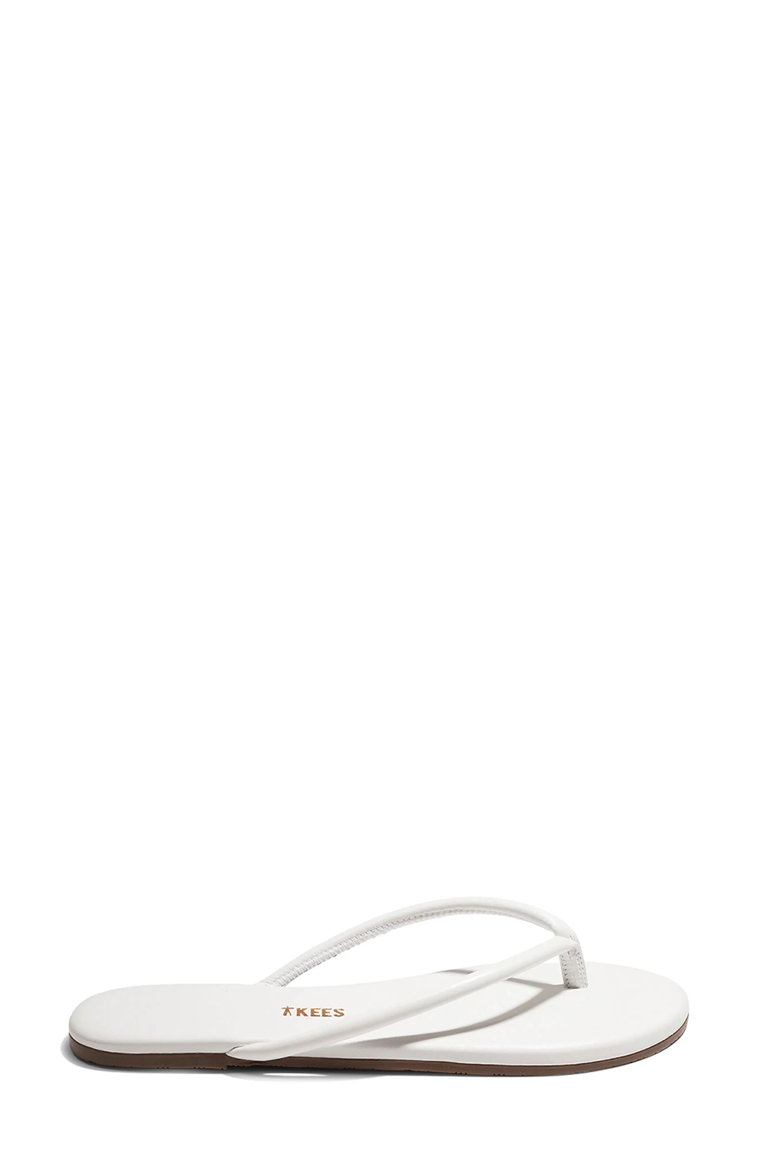 TKEES Lily Tubular Flip Flop in Cocoa Butter at Nordstrom, Size 5 | Nordstrom