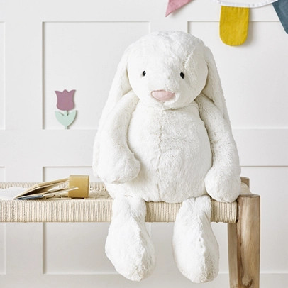 Jellycat Bashful Bunny Giant Toy - White | The White Company (UK)