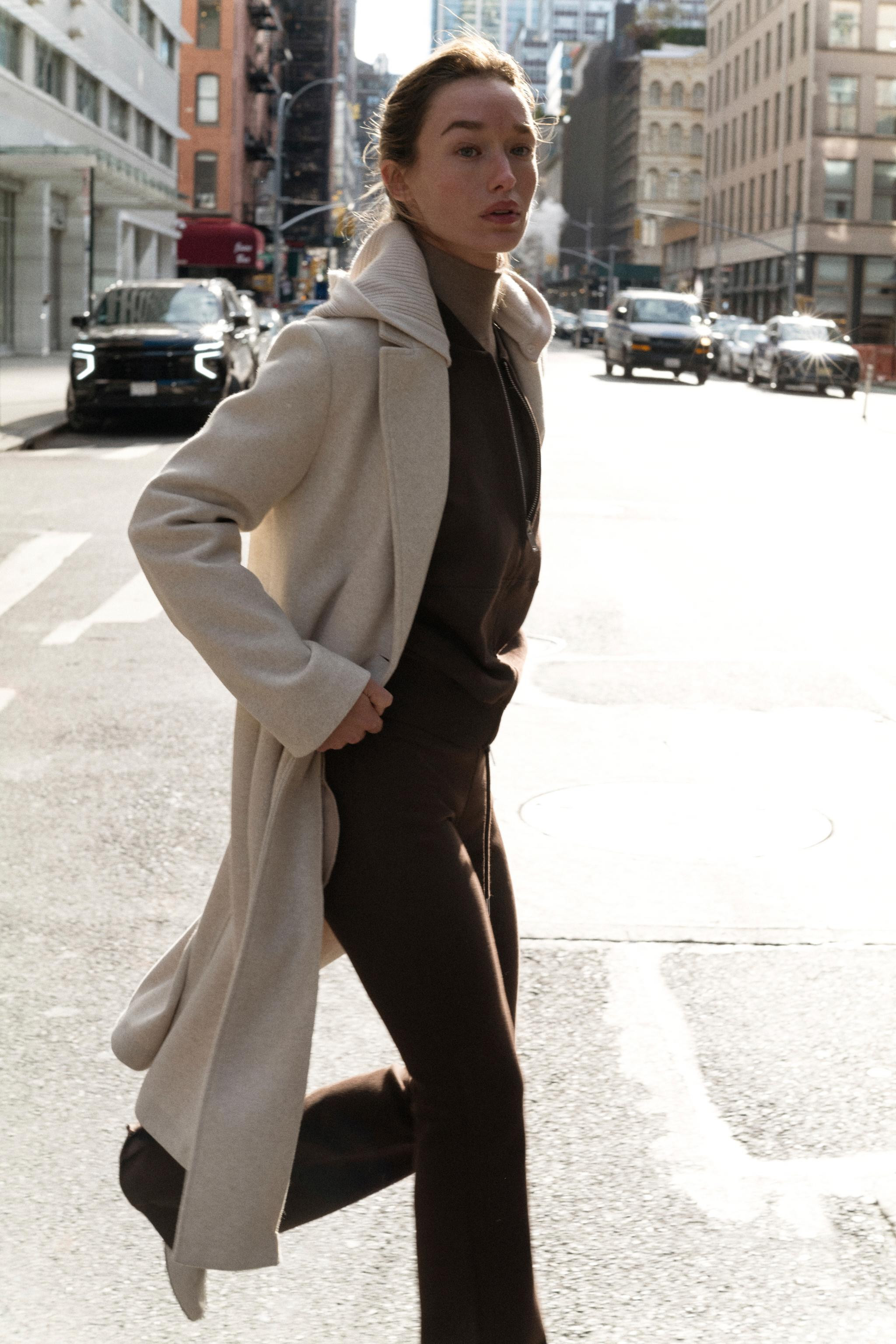 SOFT HOODED COAT | Zara US