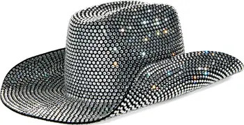 Crystal Embellished Felted Wool Cowboy Hat | Nordstrom