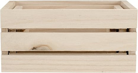 Mini Multicraft Imports WS920 Wood Craft Crate Caddy Set (3 / Pack) | Amazon (US)