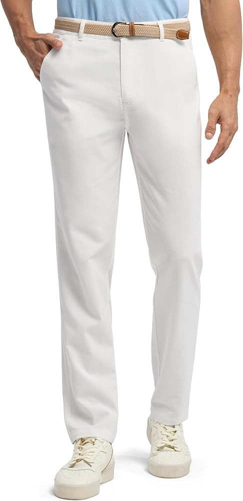 Willit Men's Linen Pants Casual Linen Dress Pants Beach Summer Lightweight Trousers 28" 30" 32" | Amazon (US)