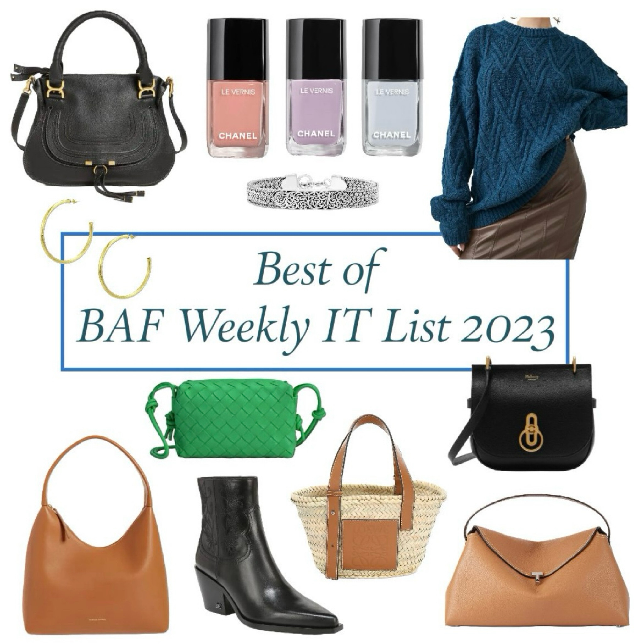 What trended in 2023 ❤️ investment handbags and jewelry, chic black boots, pastel nail polish and cozy sweaters ❤️❤️❤️

#LTKitbag #LTKstyletip #LTKshoecrush
