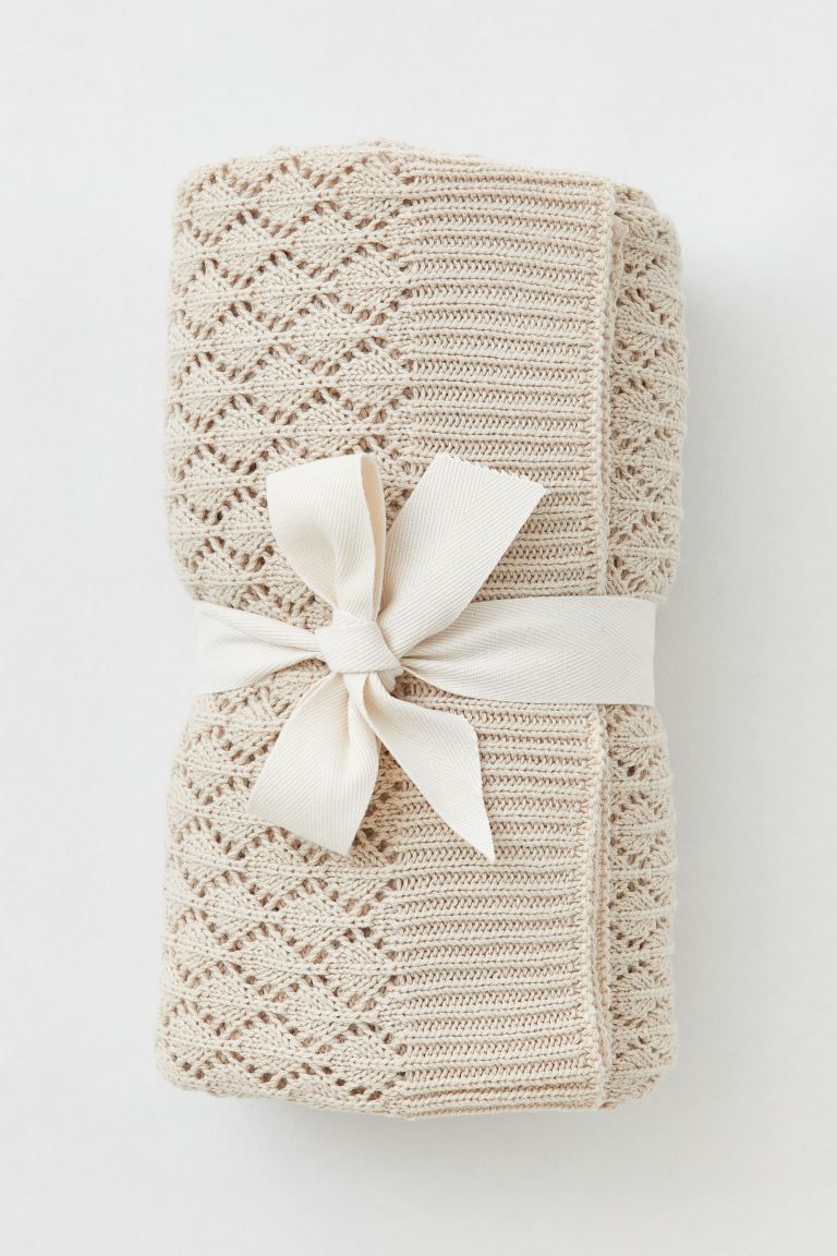 Knit Cotton Throw | H&M (US + CA)