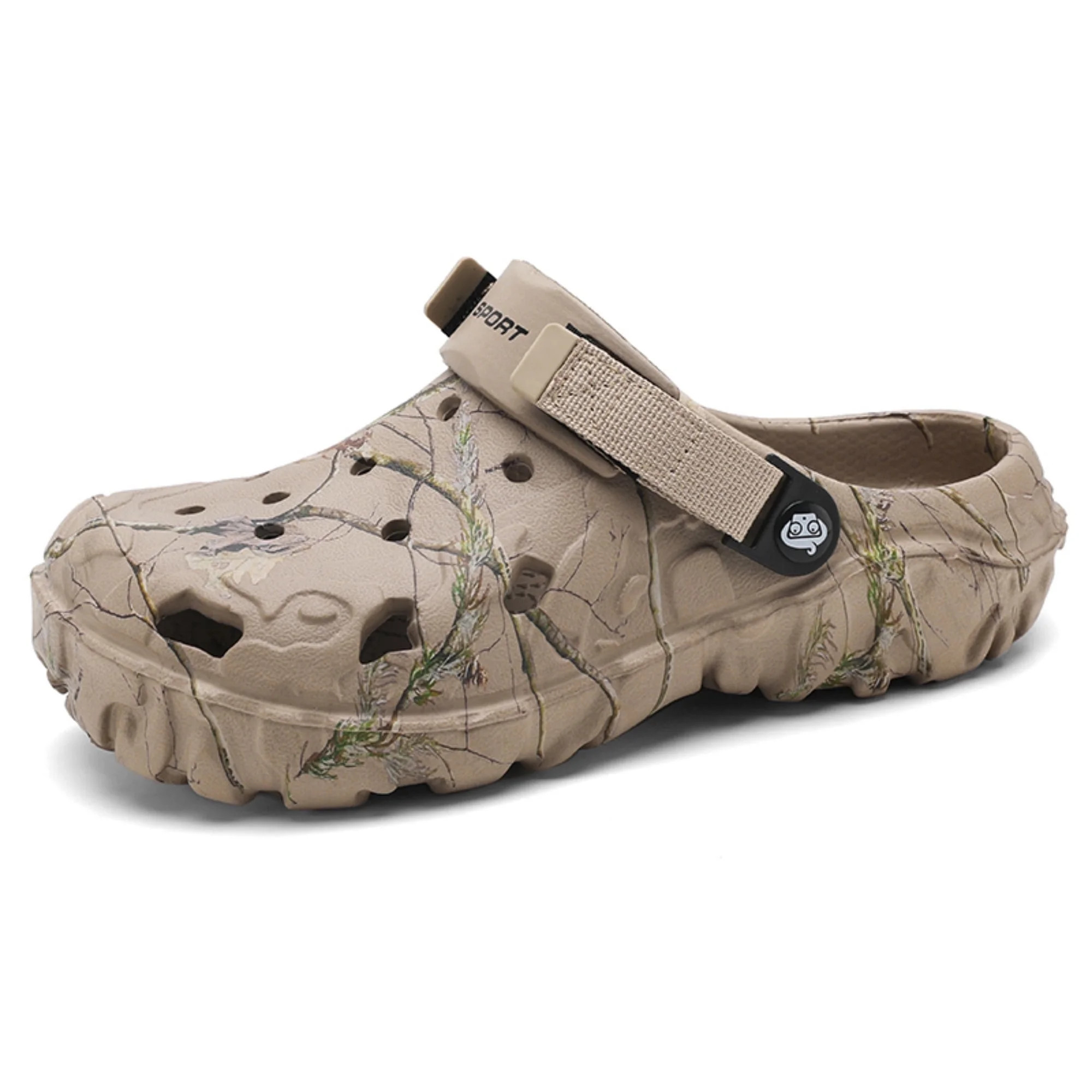 MGEZCOO Men's Camouflage Clogs – Breathable Garden Shoes, Slip-On Water Sandals with Adjustable... | Walmart (US)