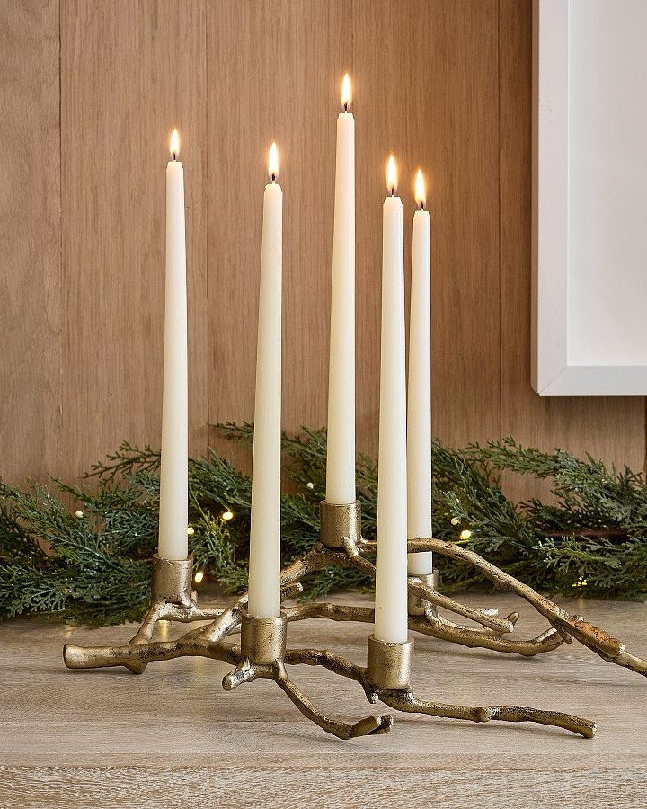 Christmas Decor/Gold Branch Candle Holder Centerpiece

#LTKHome #LTKSaleAlert #LTKFindsUnder100