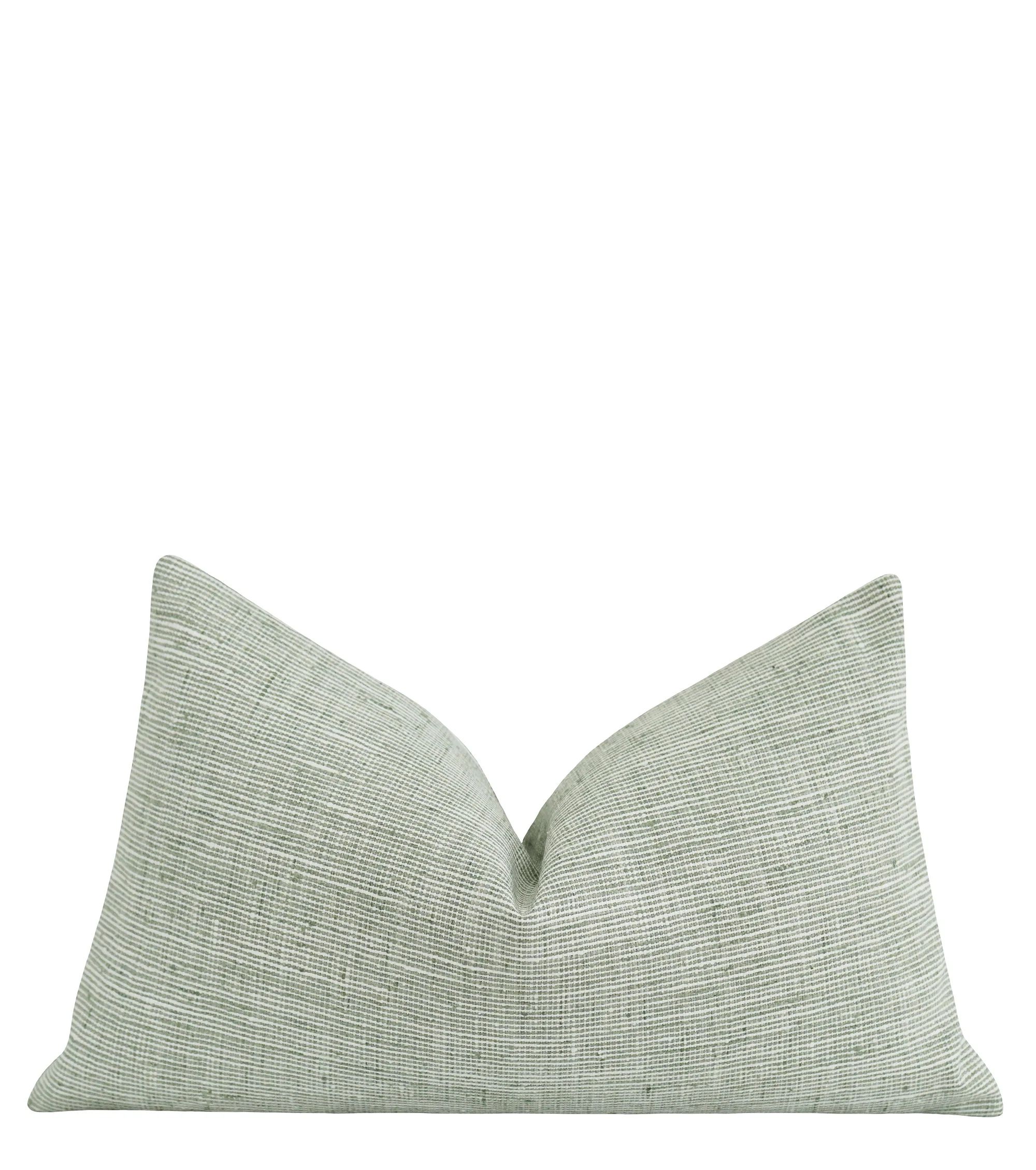Ridgeville Seaglass Green Woven Pillow | Land of Pillows