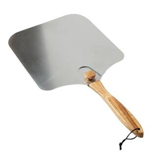 Honey-Can-Do 14 in. x 16 in. Aluminum Foldable Pizza Peel with Wood Handle KCH-08436 | The Home Depot