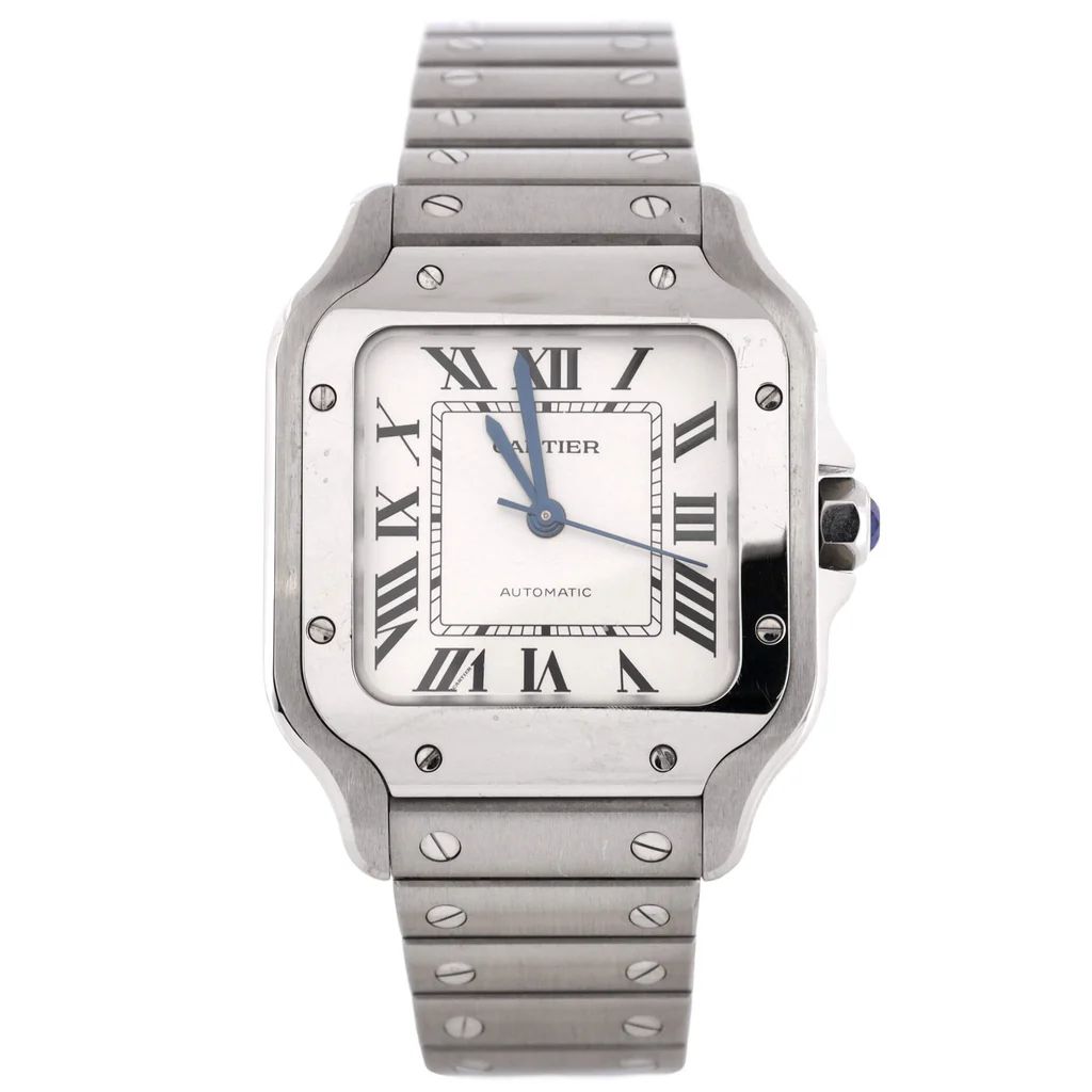 Santos de Cartier Automatic Watch Stainless Steel 35 | Rebag