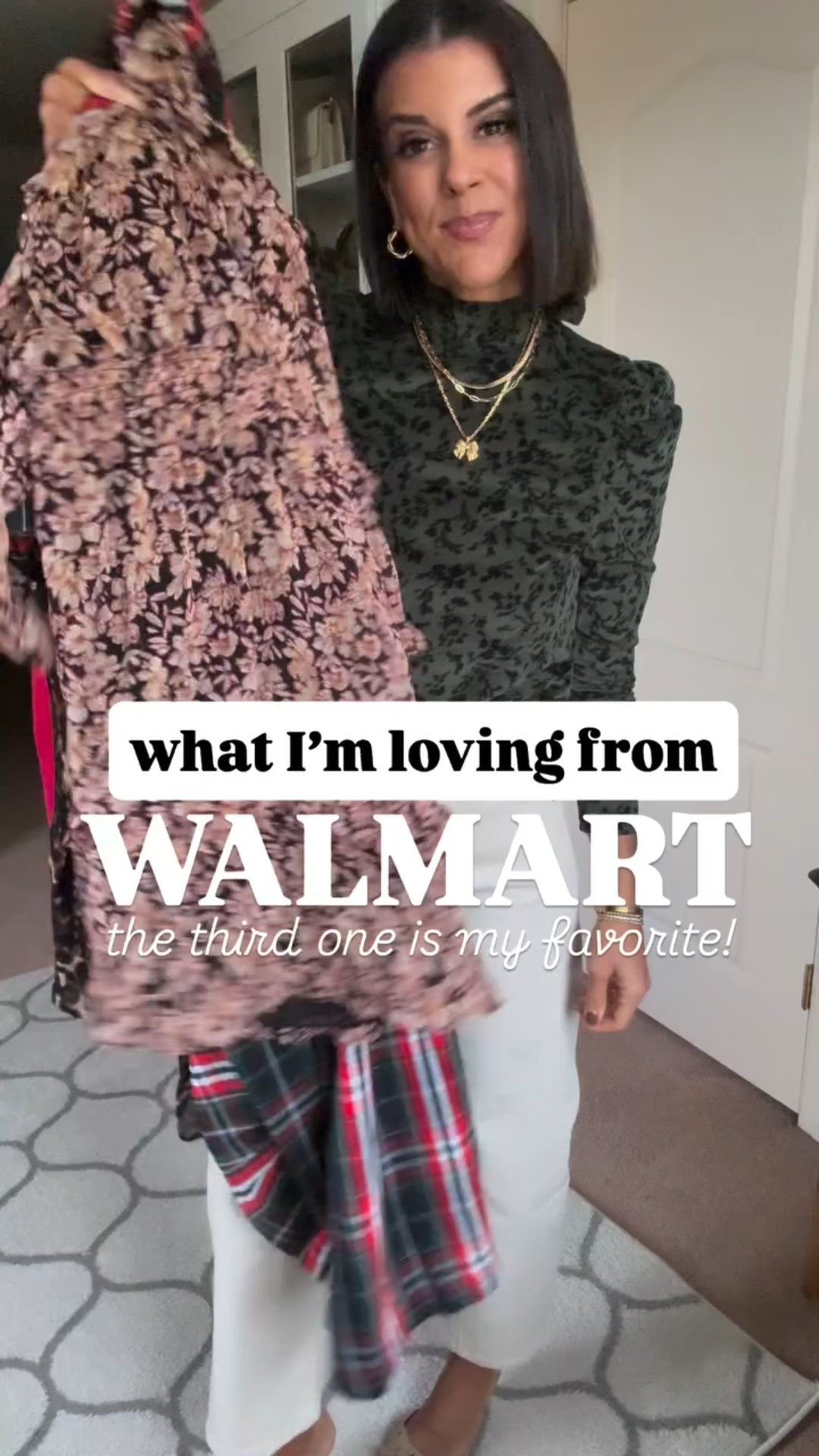 What I’m loving from Walmart right now! 
Size xs in velvet top, my true size 2 in jeans. Size down if in between. 
Size xs in all dresses 
Size OX in fleece pullover
Leggings size xs
Size up half size in sneakers 

#LTKSeasonal #LTKFindsUnder100 #LTKHoliday