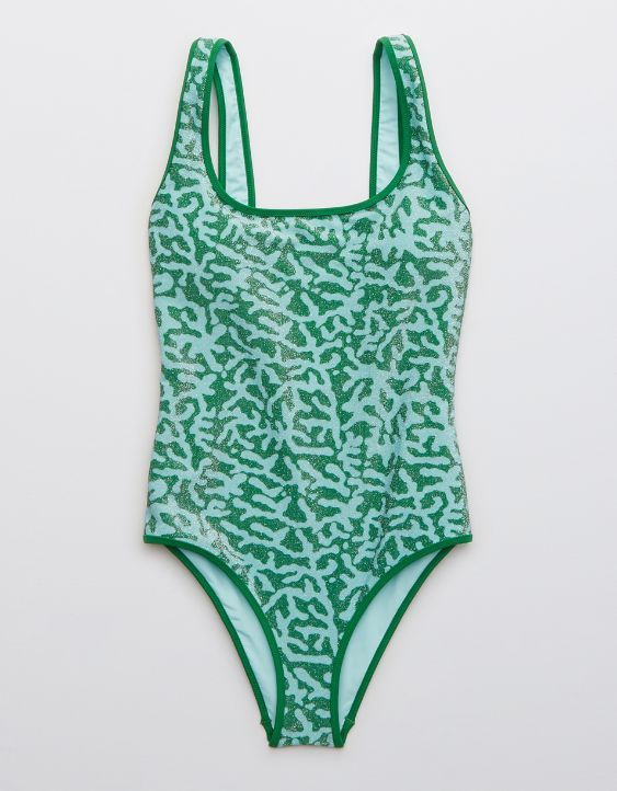 Aerie Shine Scoop One Piece Swimsuit | American Eagle Outfitters (US & CA)