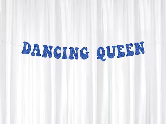 Dancing Queen Banner Disco Theme 1970's Disco - Etsy | Etsy (US)