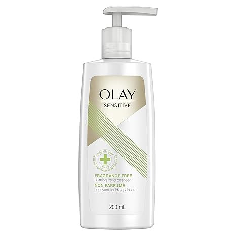 Olay Sensitive Calming Liquid Cleanser Fragrance Free 6.7 Ounce (200ml) | Amazon (US)