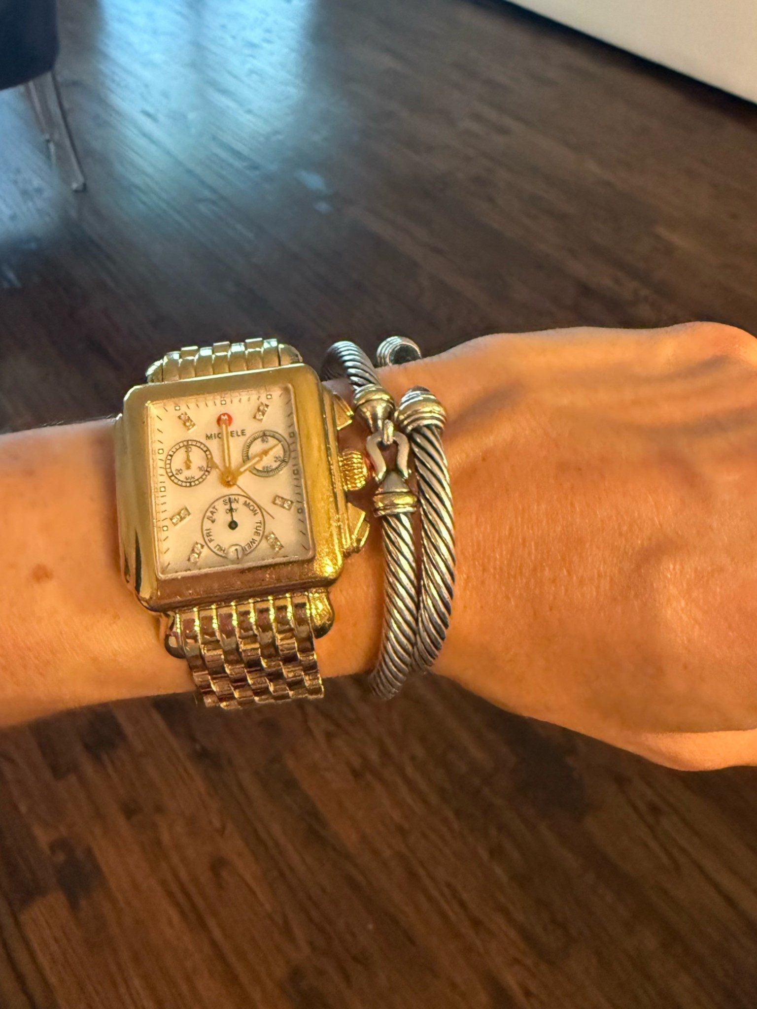 My gold watch that has held up for so many years almost 10!

#LTKOver40