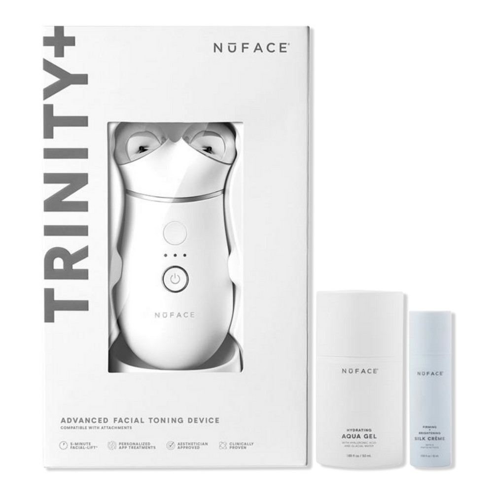 NuFACE TRINITY+ Smart Microcurrent Facial Toning Starter Kit | Ulta