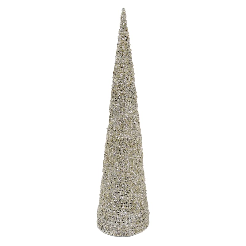 Champagne LED Table Top Tree, 30" | At Home