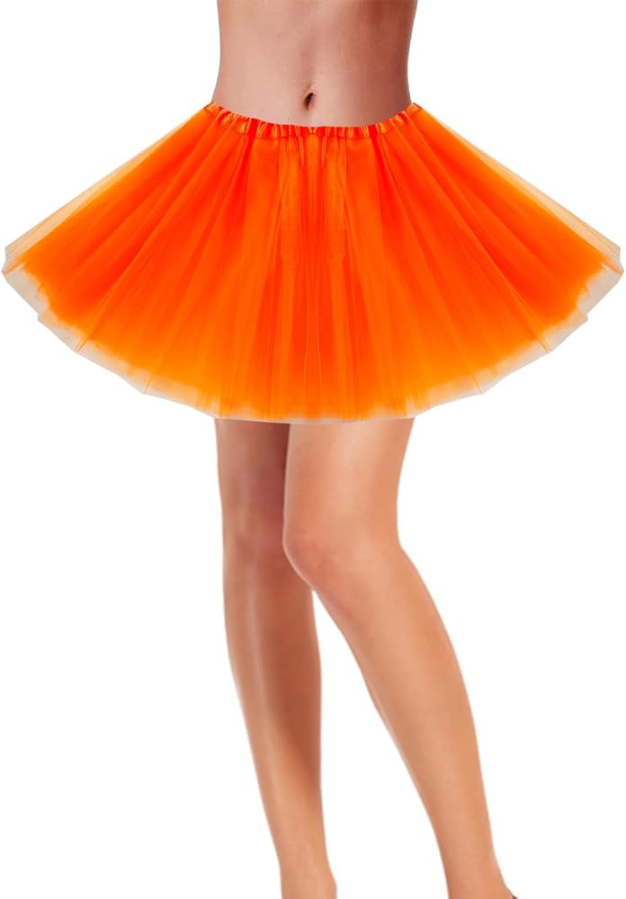 Women's Teen Adult Tutu Skirt Elastic Tulle Tutu Skirt Women Short Dance Ballet Tutu Halloween Ch... | Amazon (US)