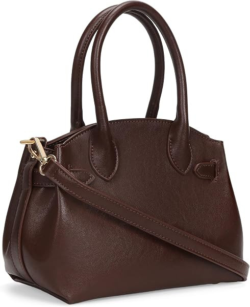 Small Top Handle Bag Designer Handbags for Women, Faux Leather Crossbody Bags Vintage Luxury Satc... | Amazon (US)