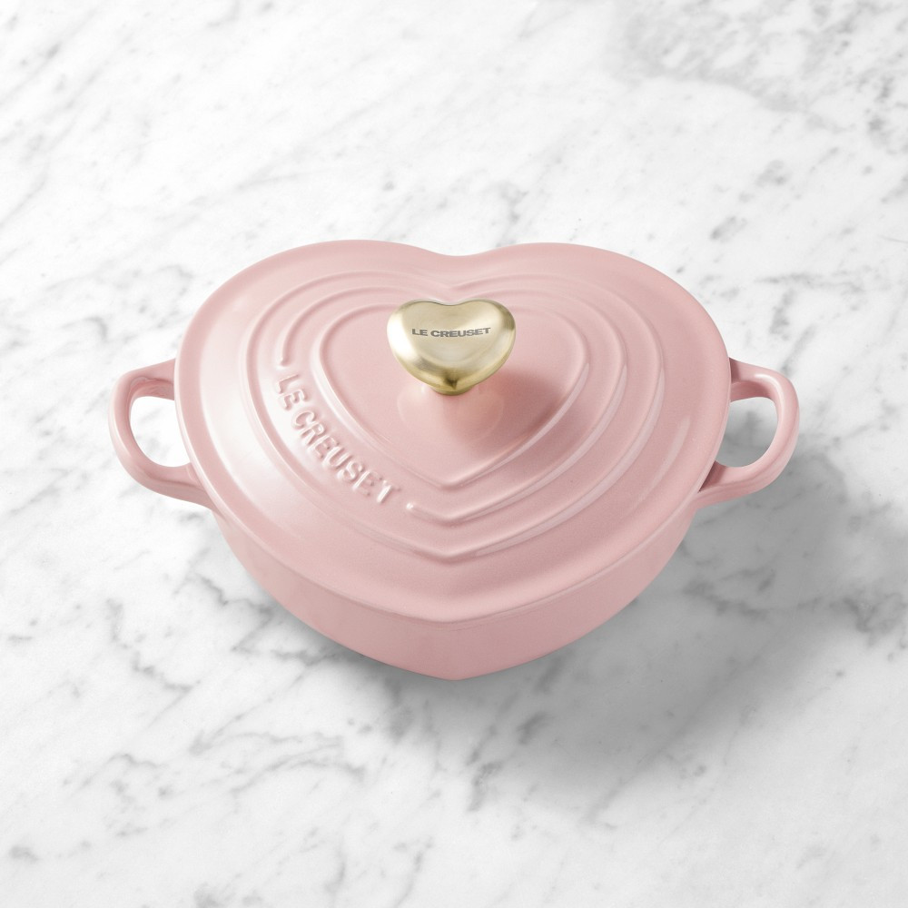 Le Creuset Enameled Cast Iron Shallow Heart Oven, 1 1/4-Qt. | Williams-Sonoma