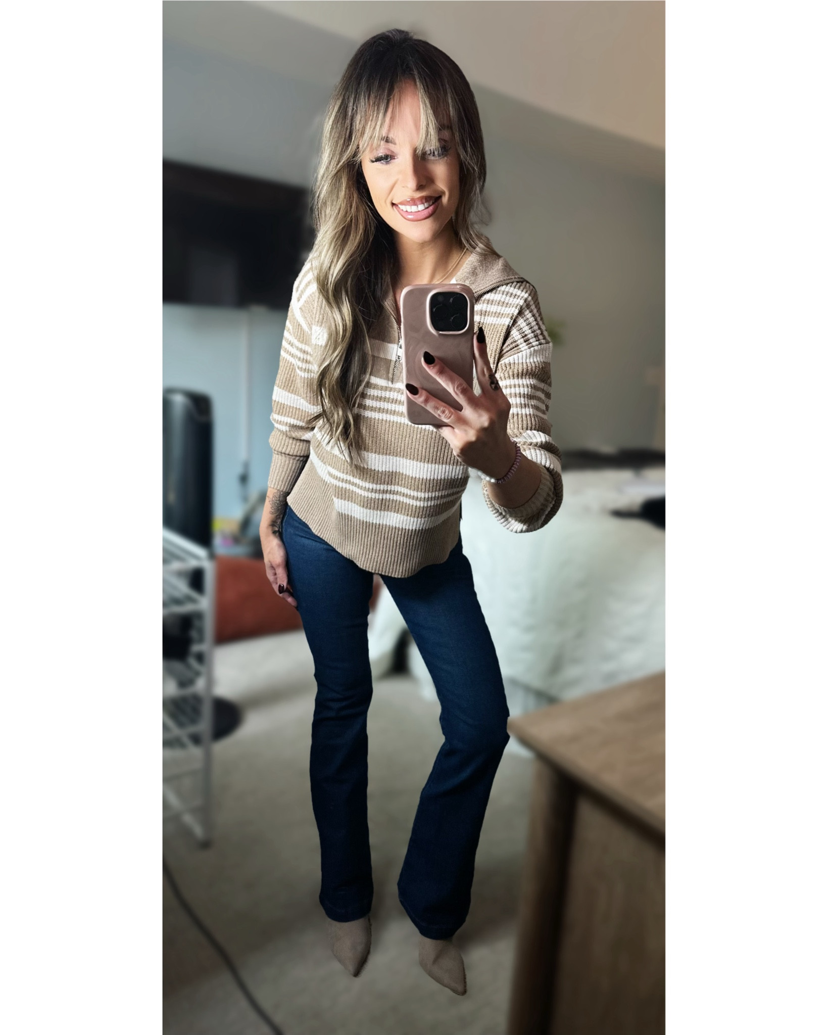 This whole outfit is from Walmart😍😍 literally obsessed with these super flattering stretchy jeans! And these boots👏🏻

#LTKSaleAlert #LTKSeasonal #LTKStyleTip