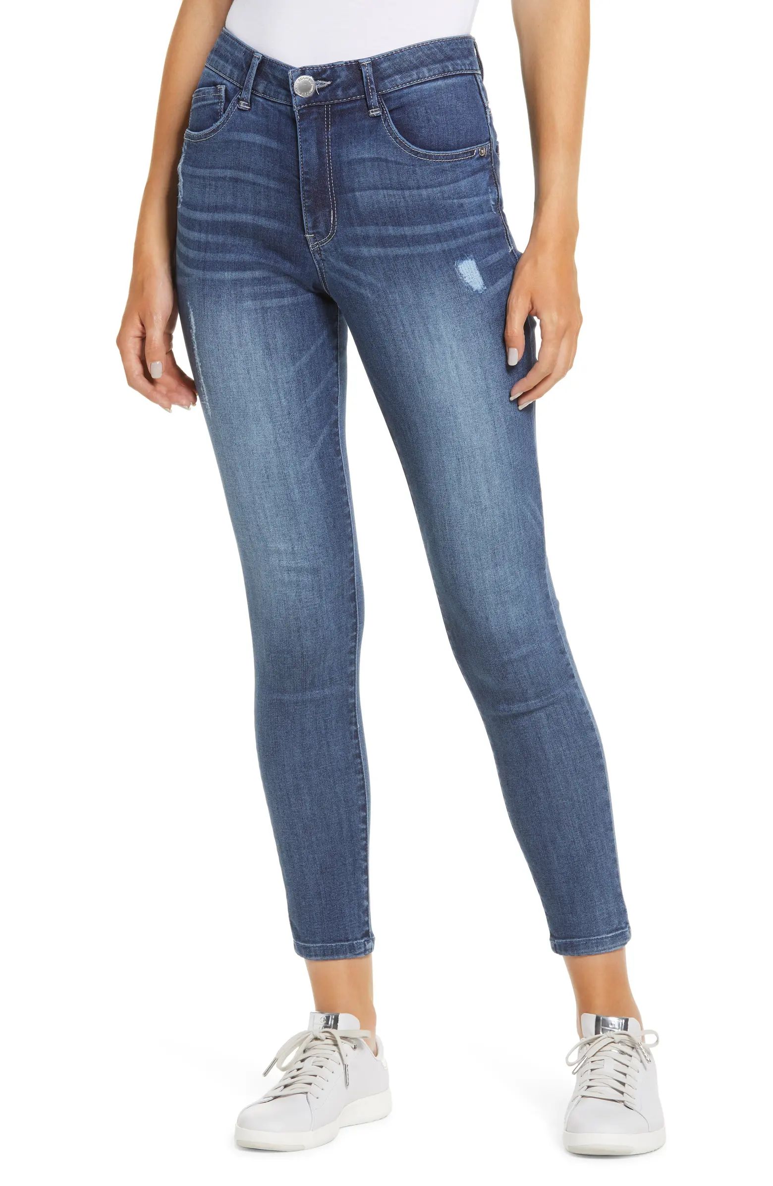 Wit & Wisdom Ab-Solution Luxe Touch High Waist Ankle Skinny Jeans | Nordstrom | Nordstrom