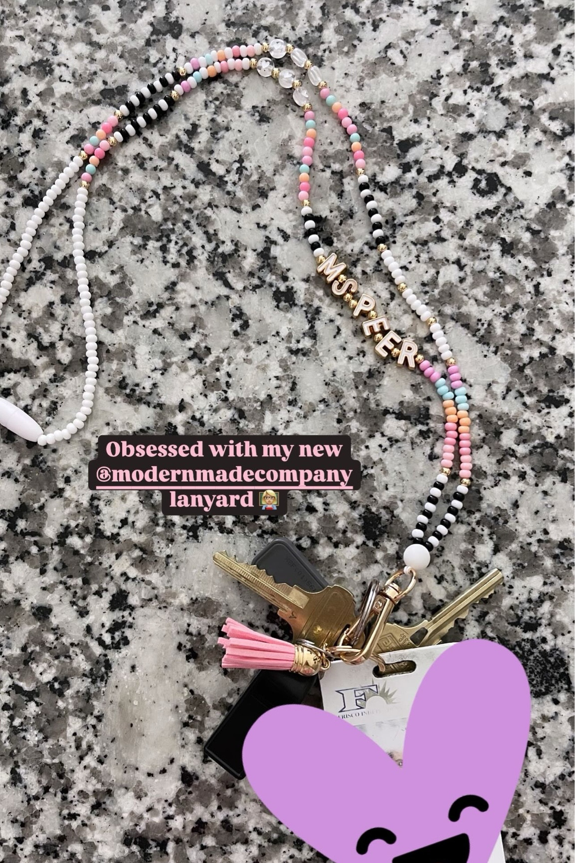 The cutest teacher lanyard from Modern Made Company on Etsy! 

#LTKStyleTip #LTKFindsUnder50 #LTKWorkwear