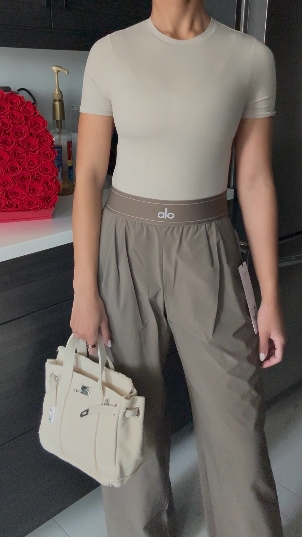 love the color olive tree from alo yoga ! 🫒 

wundermost short sleeve t shirt, lululemon, sheer oak, downtown tan, athleisure, petite, boatkin, suit up trouser 

#LTKPetite #LTKActive #LTKootd