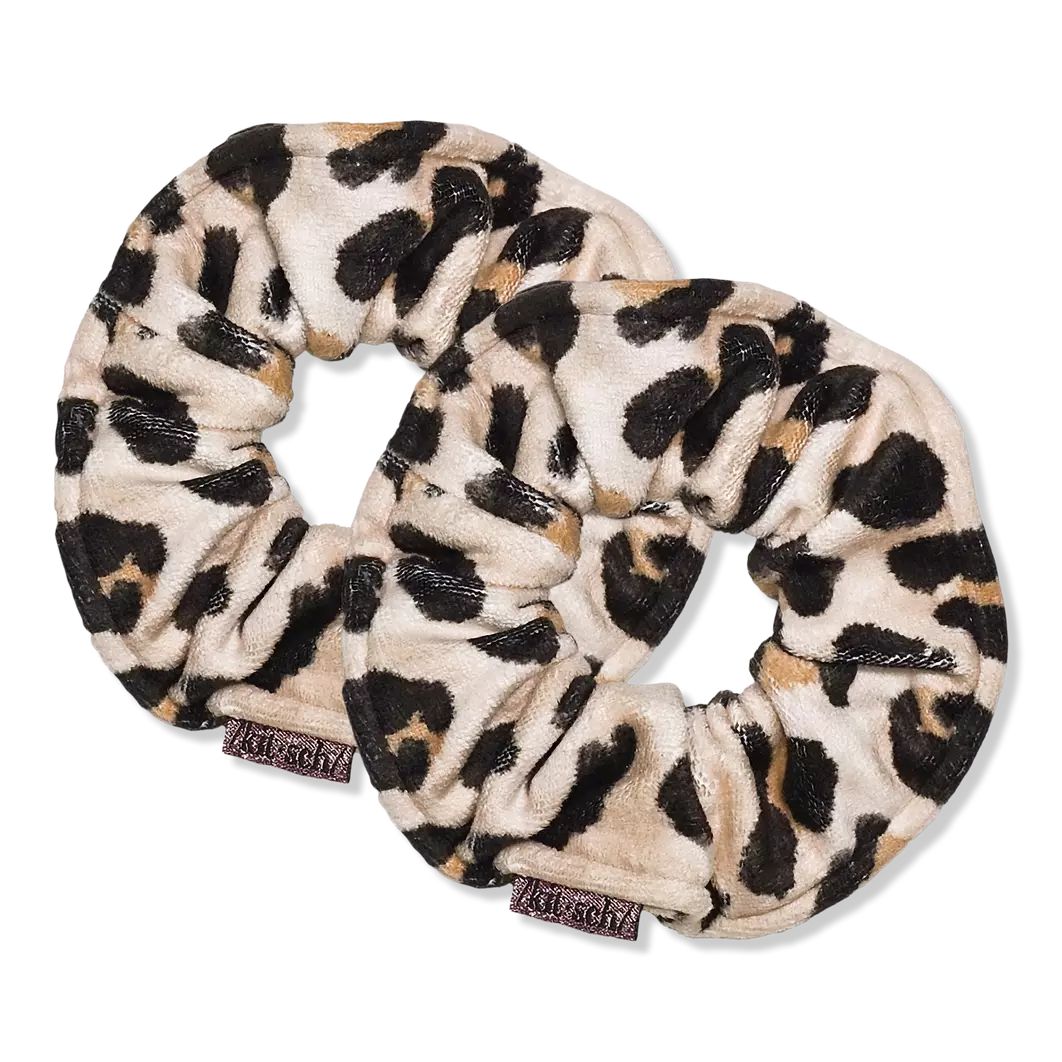 Leopard Microfiber Towel Scrunchies | Ulta