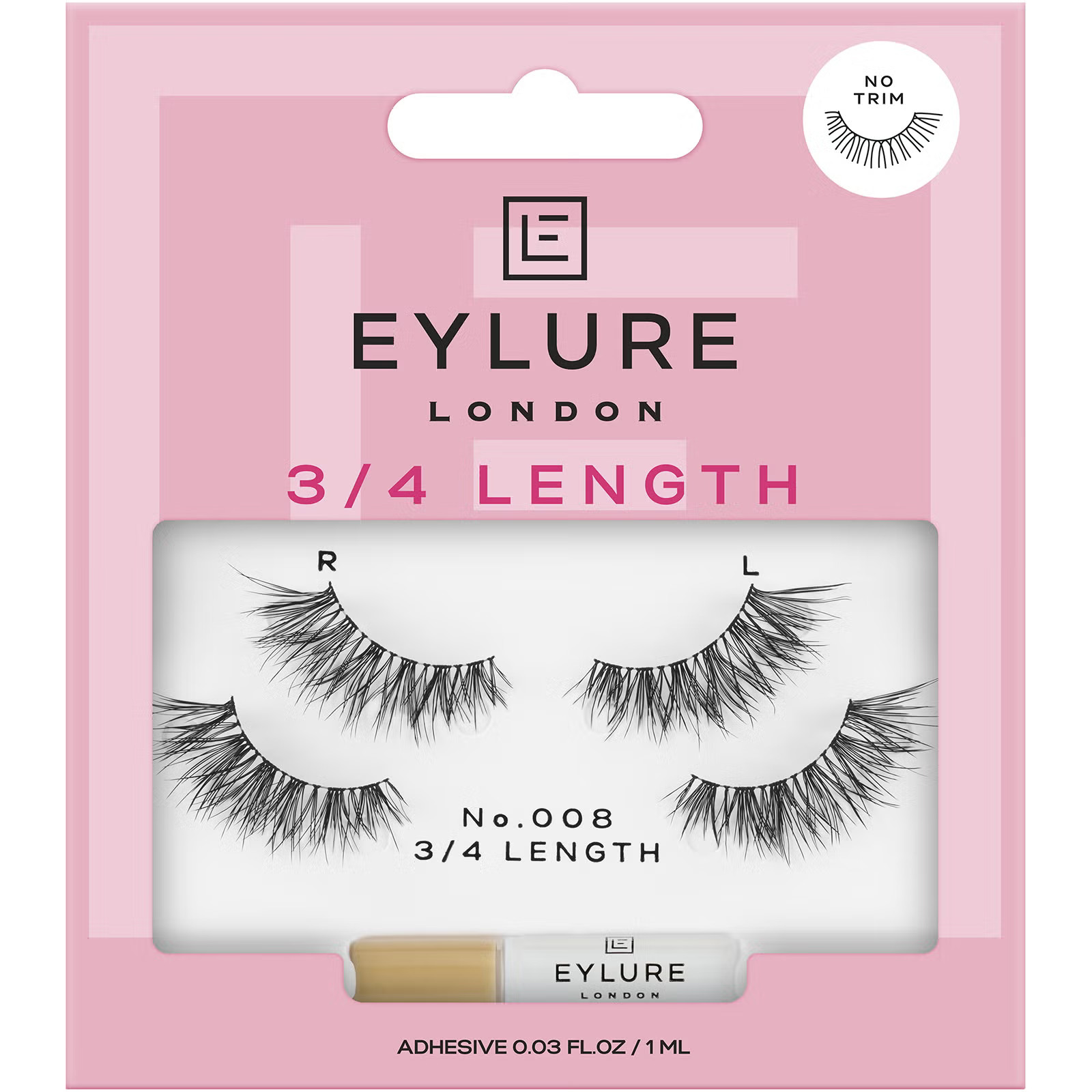 Eylure 3/4 Length False Lashes - No. 008 Twin Pack | Look Fantastic (UK)