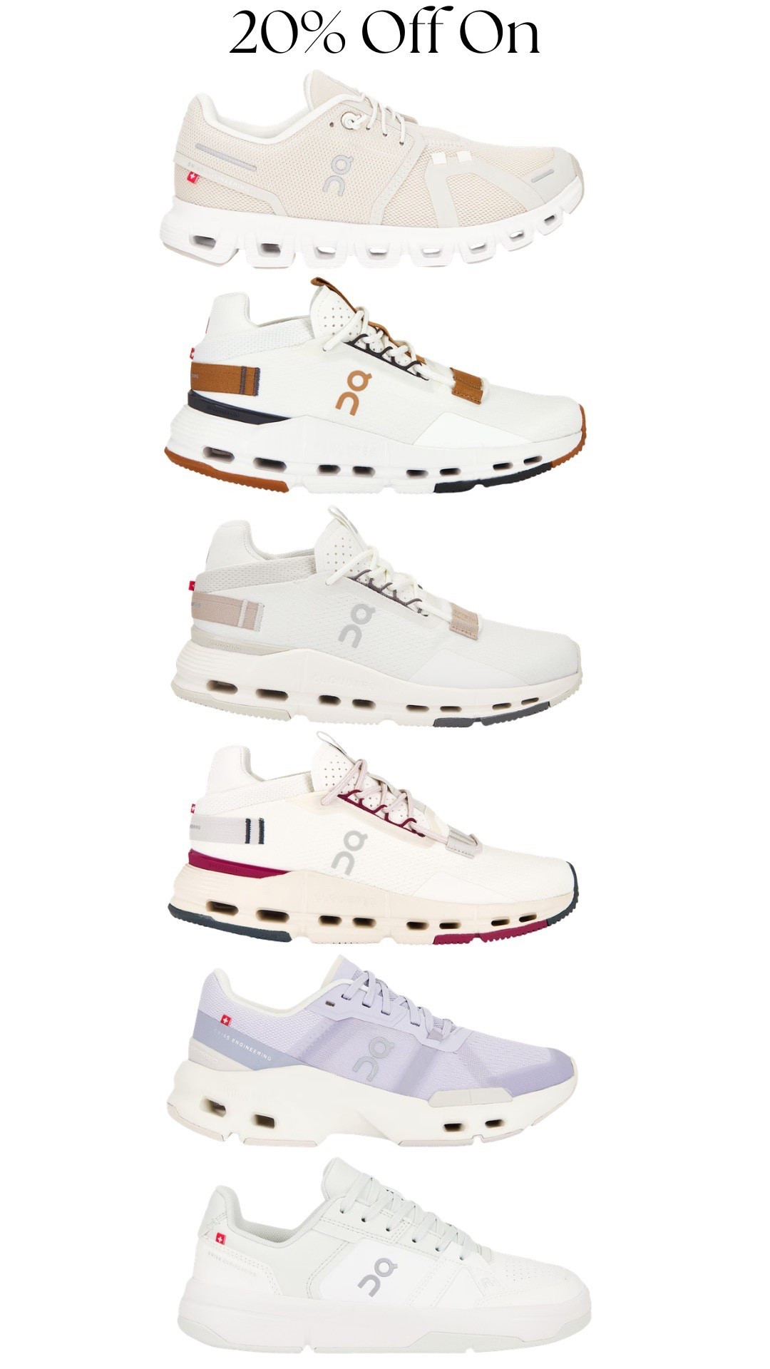 On sneakers are 20% off today only!! Code HAPPY20!! 

#LTKActive #LTKfitnessgoals #LTKSaleAlert