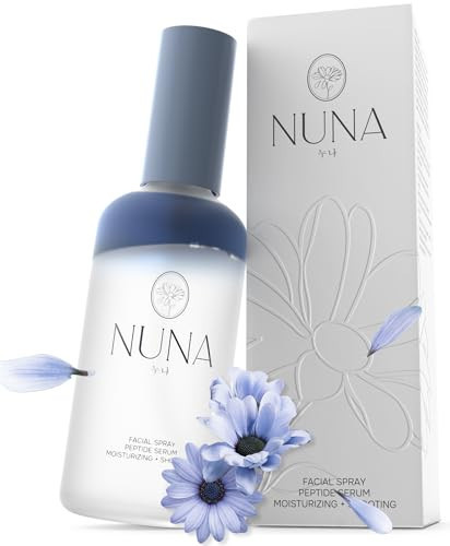 NUNA Ultra Hydrating Face Serum Spray with Peptides, Niacinamide, Hyaluronic Acid & Botanical Extracts – Korean Lightweight Moisture Boost Facial Mist & Setting Spray for Makeup – 3.38 fl oz | Amazon (US)