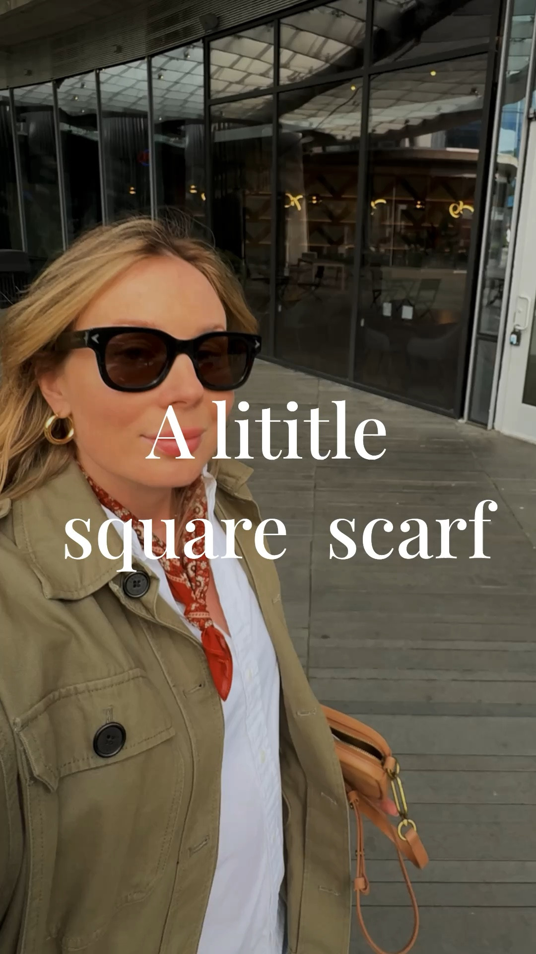 I think I found this idea on Pinterest but I honestly can’t tell anymore: just love 💕 how this cute little square bandana looks with a plain white shirt. Feeling very French going out tonight. 
Wearing Sézane Gaston scarf & Polo Ralph Lauren cotton button down shirt. 
Definitely check out 100% silk oversized bandana by Madewell & J.Crew Etienne shirt for similar styles! 

#LTKVideo #LTKStyleTip #LTKSeasonal