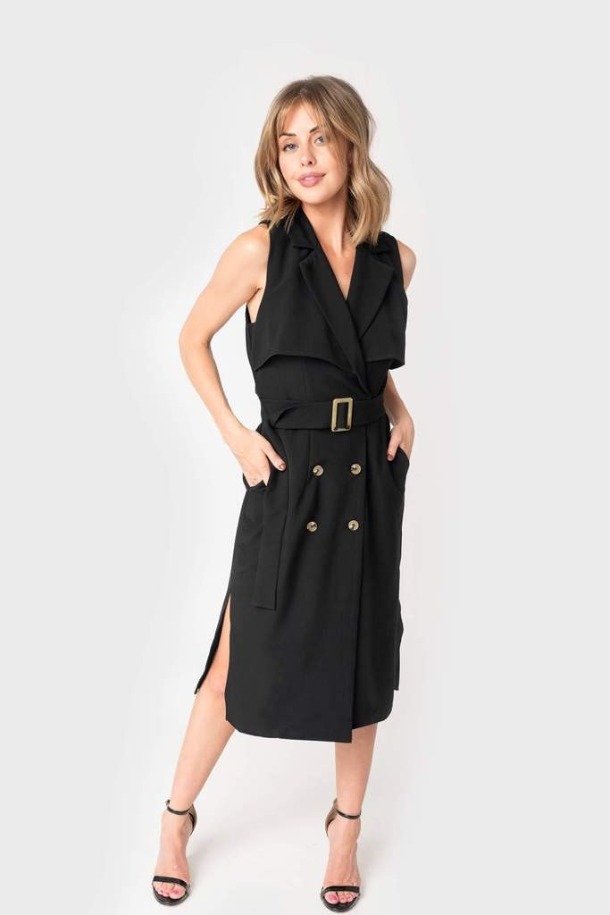 Jennifer Trench Duster Dress | Gibson