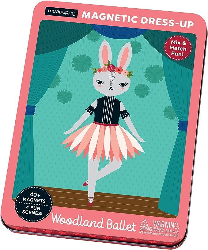 Mudpuppy Woodland Ballet Magnetic Dress-up, Multicolor (735357668) | Amazon (US)