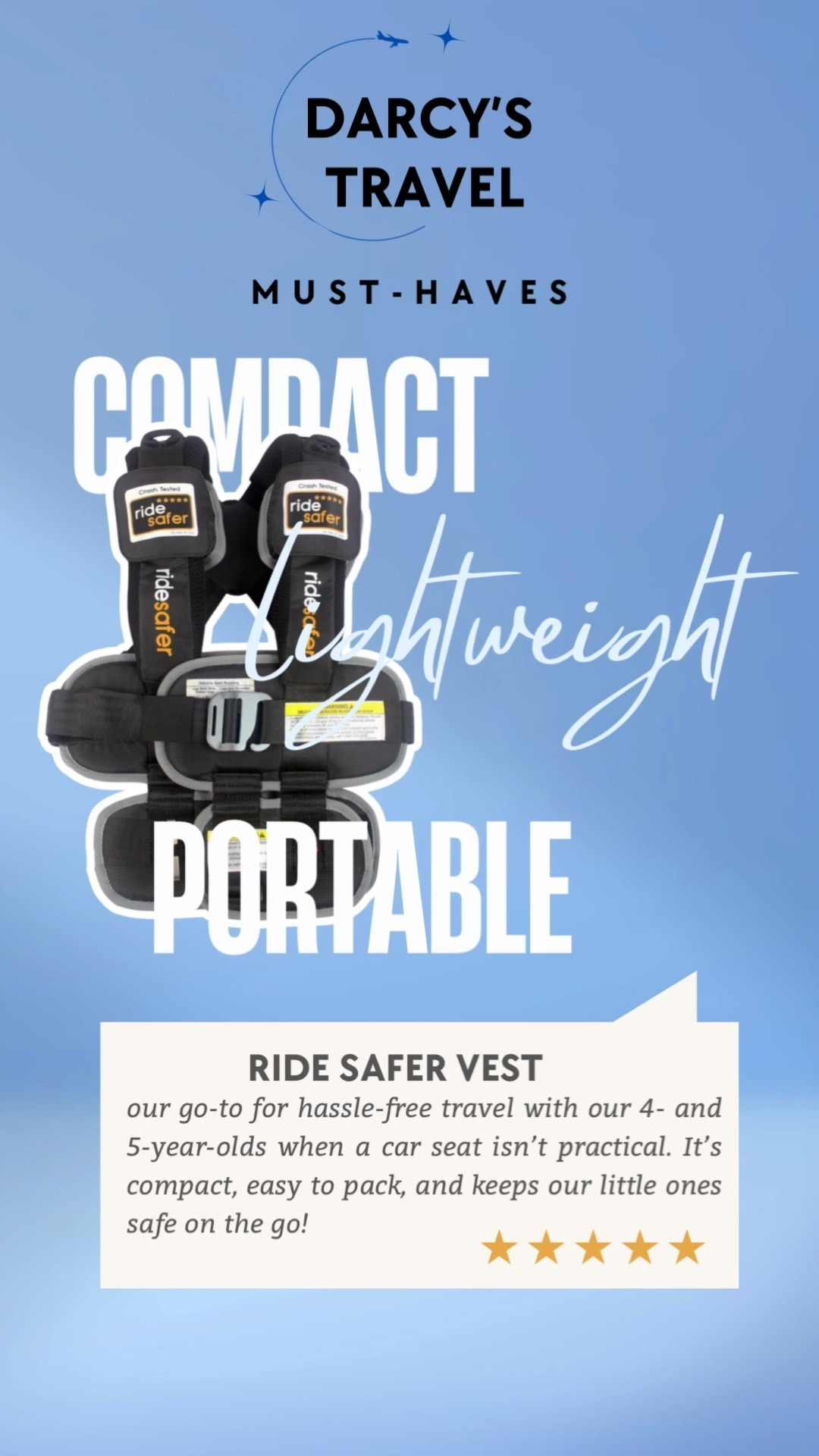 Ride Safer Vest

#LTKTravel #LTKKids #LTKfamily