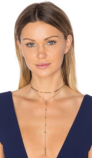 Ettika Choker Lariat Set in Gold | Revolve Clothing